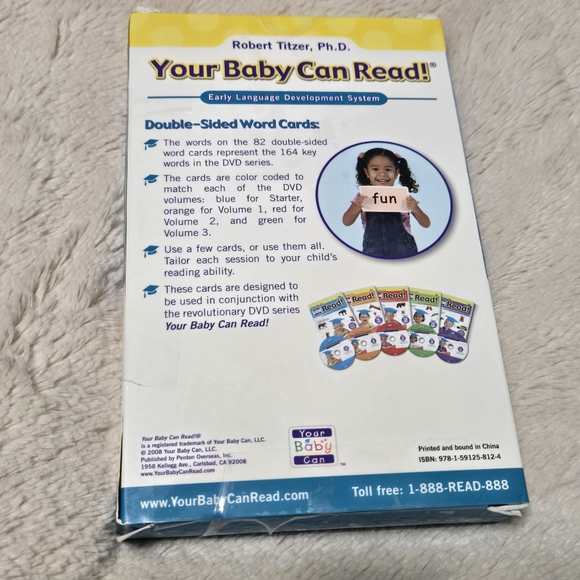 Your Baby Can Read Early Language Development word card set + book 1 - Picture 4 of 15
